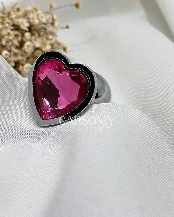 Plug Coração Rosa