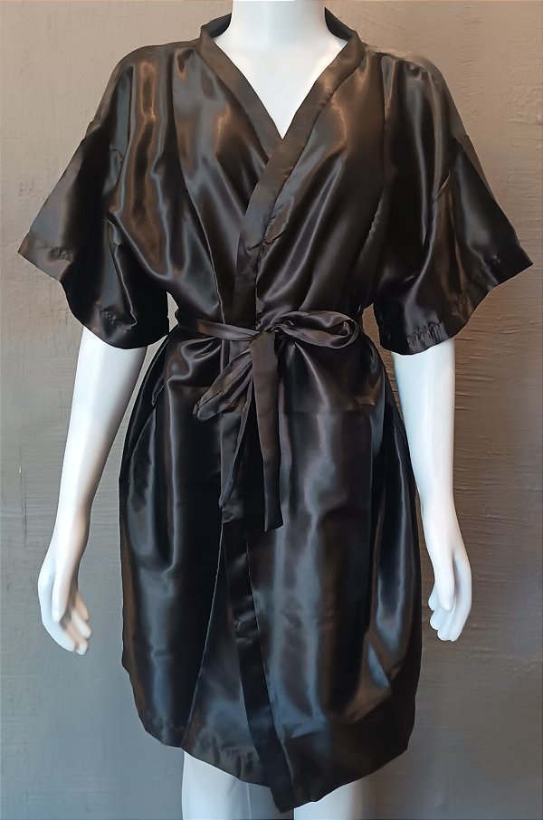 Roupão Robby de cetim com elastano personalizado