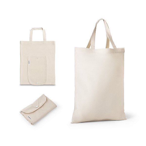 Sacola com algodão reciclado personalizada