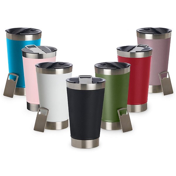 Copo Térmico 473 ml com Abridor