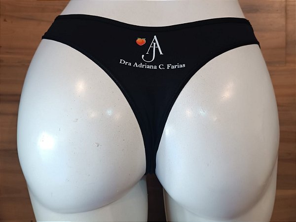 Calcinha fio dental micro personalizada com seu logo