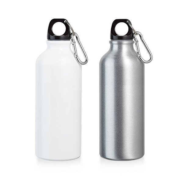 Squeeze em alumínio com mosquetão 500 mL