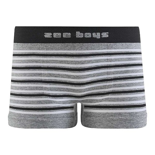 Cueca Boxer Infantil Listrada Sem Costura