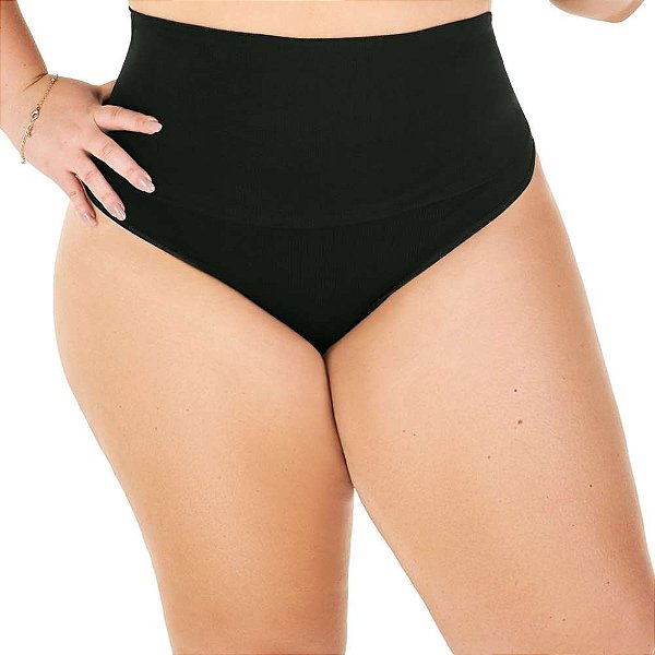 Calcinha Tanga Modeladora Plus sem Costura
