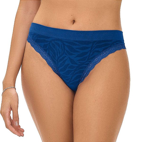 Kit 2 Calcinhas Biquíni Com Renda Sem Costura
