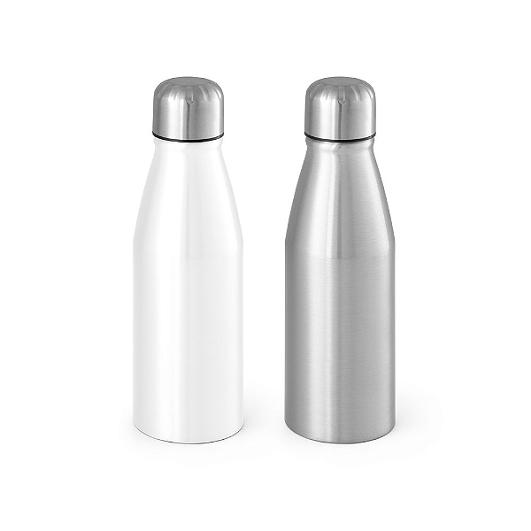 Squeeze com tampa em aço inox 500 mL