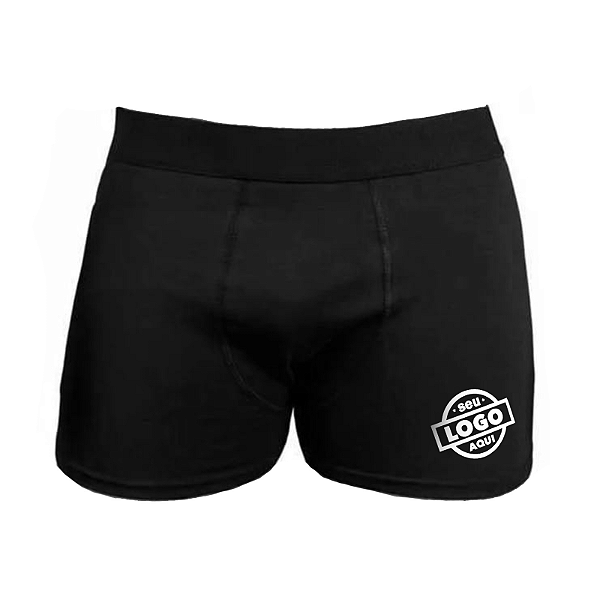 Cueca Boxer Cotton Algodão com logo