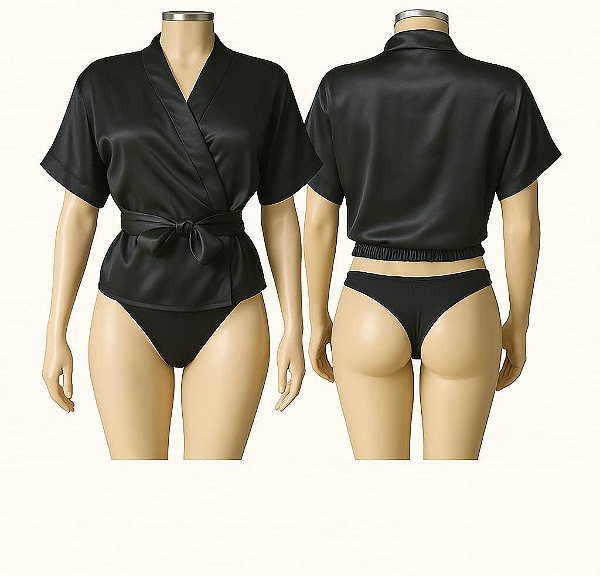 Robe Elasticropped Personalizado