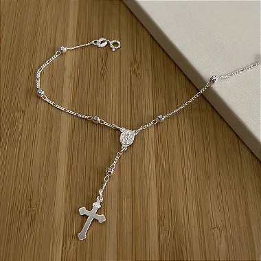 Pulseira Terço Prata 925