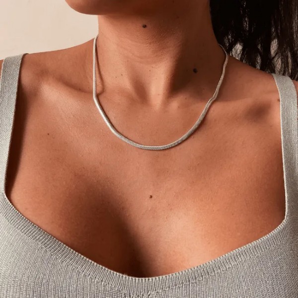 Corrente Lacraia - Prata 925 - 45 cm - MC534-86215