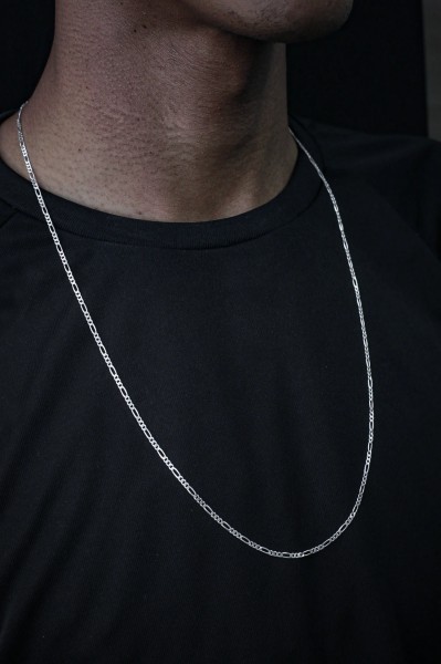 Corrente Masculina Elo 3 Por 1 - Prata 925 - 70 cm - 2.5 mm