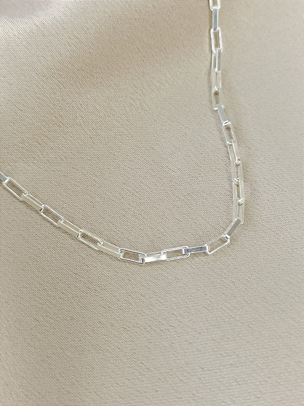 Corrente de Prata Elo Cartier 60 cm