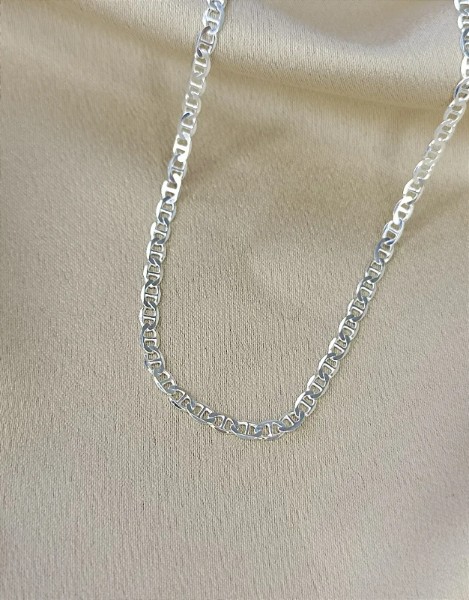 Corrente Masculina Tampa De Latinha - Prata 925 - 70cm - 3 mm