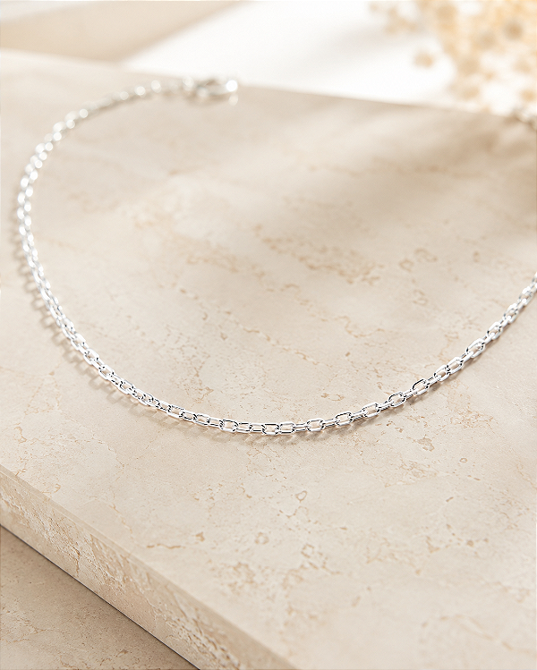 Pulseira Elo Cadeado - Prata 925 - MP92-1021