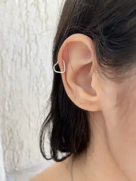 Piercing Coração - Prata 925 - Unidade - PG111-514