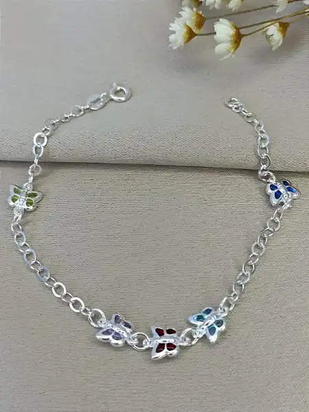 Pulseira Borboleta - Prata 925 - MP112-2448