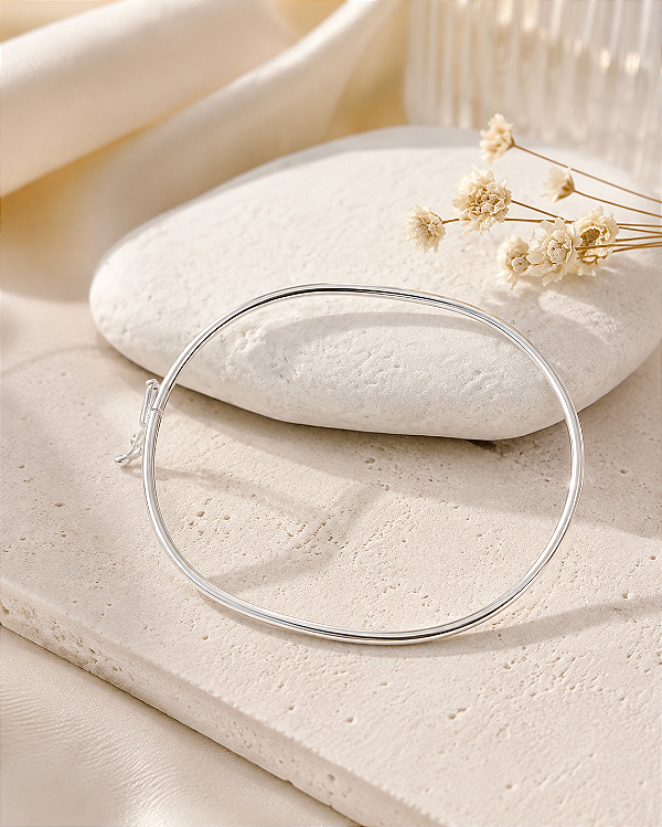 Bracelete Liso - Prata 925 - MP120-1636