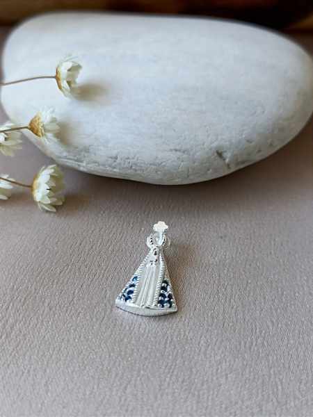 Pingente Nossa Senhora Aparecida Cravejado - Prata 925 - PG112-1530