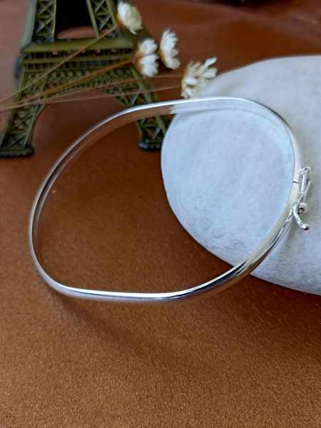 Bracelete Liso - Prata 925 - MP144-2854