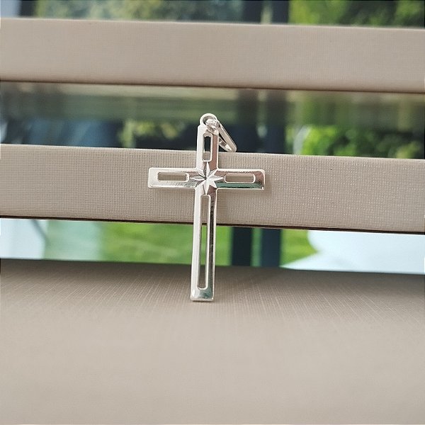 Pingente Cruz - Prata 925 - PG118-1530