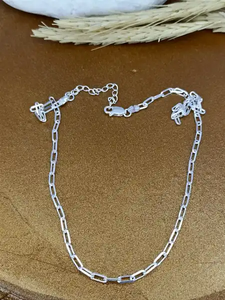 Gargantilha Choker Elo Cartier - Prata 925 -MC129-4590