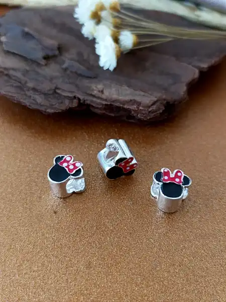 Berloque Separador Minnie - Prata 925 - BL45-1532