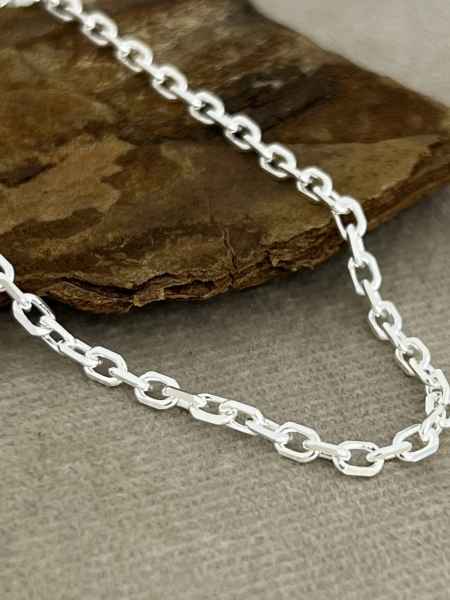 Corrente Masculina Cartier - F100 - 70cm - Prata 925