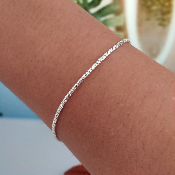 Pulseira  Diamantadas - Prata 925 - MP347-1026