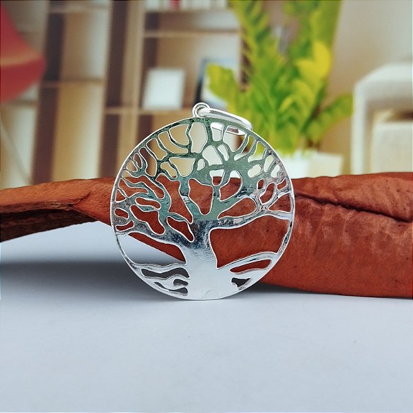 Pingente Árvore da Vida - 33mm - Prata 925