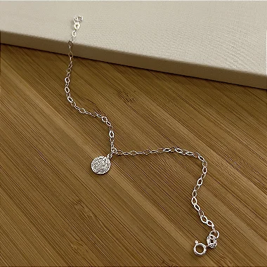 Pulseira São Bento Dupla Face- 18cm - Prata 925