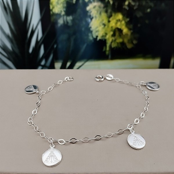 Pulseira Feminina N.S Aparecida - MP419-3076