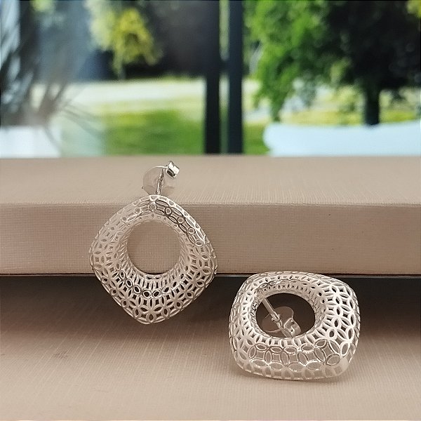 Brinco Vazado - Prata 925-MB829-2767