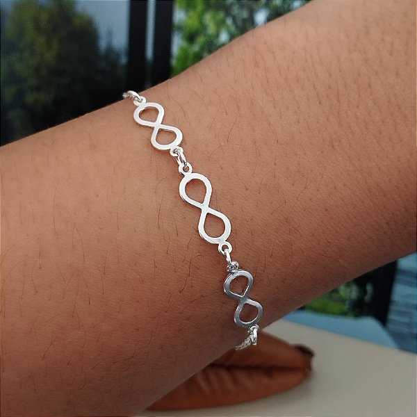 Pulseira Infinitos - Prata 925 - MP457-1742