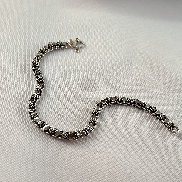 Pulseira Bali Pikun - Prata 925 - Cor Envelhecida -MP448-115288