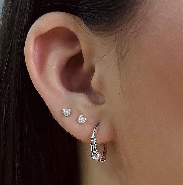 Argola Indiana - Prata 925