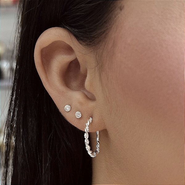 Argola Fio Torcido - 20mm - Prata 925 MB875-2768