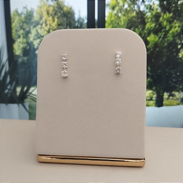 Brinco Fio Ponto de Luz - Prata 925 - MB888-1230