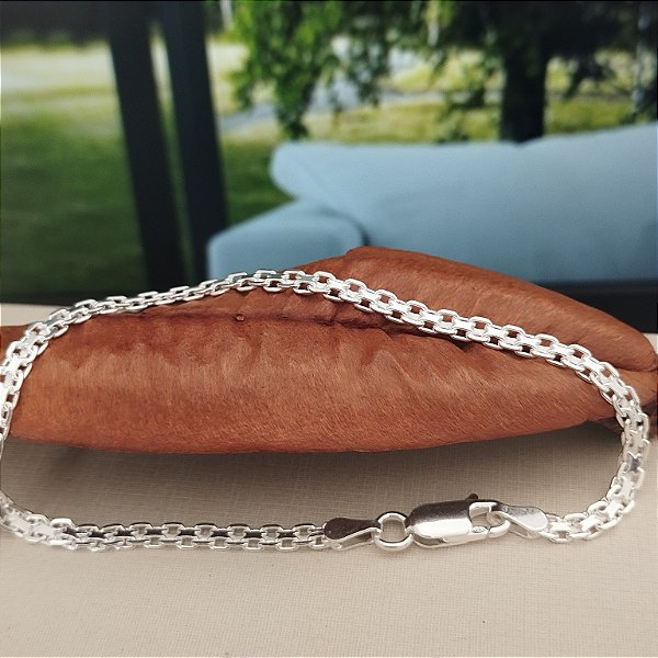 Pulseira Esteira - Prata 925 -MP501-3485