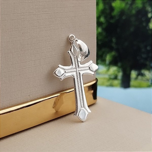Pingente Masculino Crucifixo - Prata 925 -PG232-2050