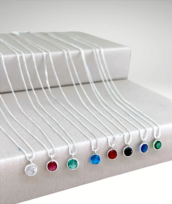 Gargantilha Ponto de Luz Pedra Zircônia -MC648-3270