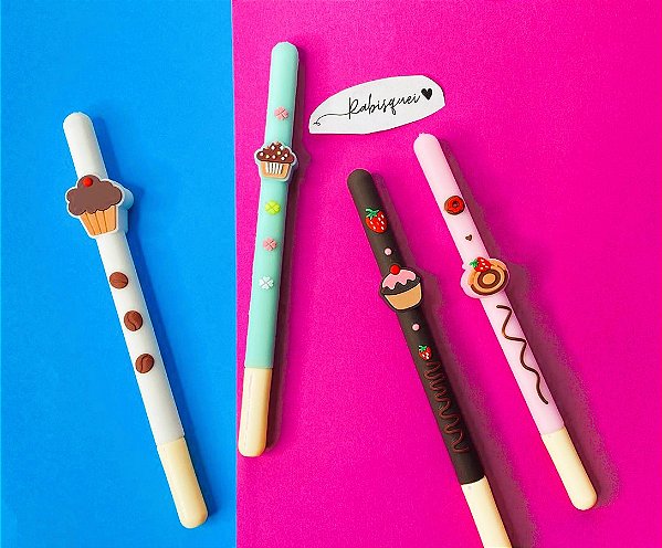 Caneta Perfumada Chocolate - Tinta preta