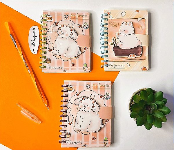 Bloco de Notas My Favorite -12,8 x 18,6cm