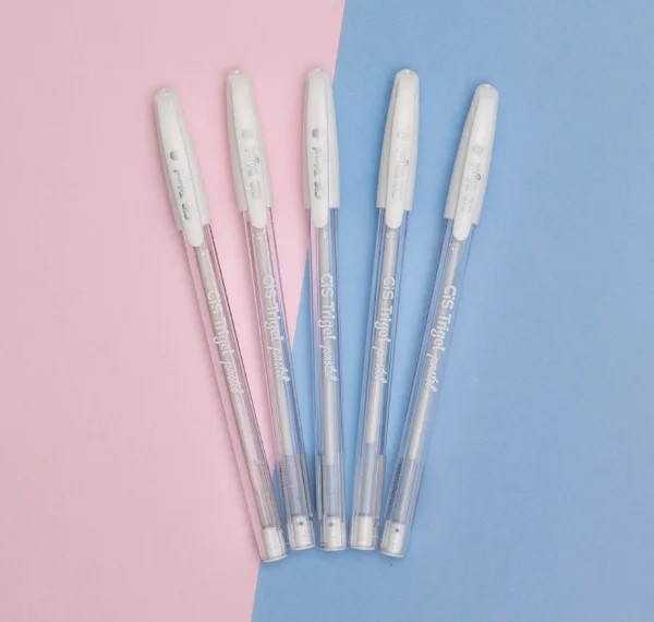 Caneta CIS Trigel - Branca 0.8mm