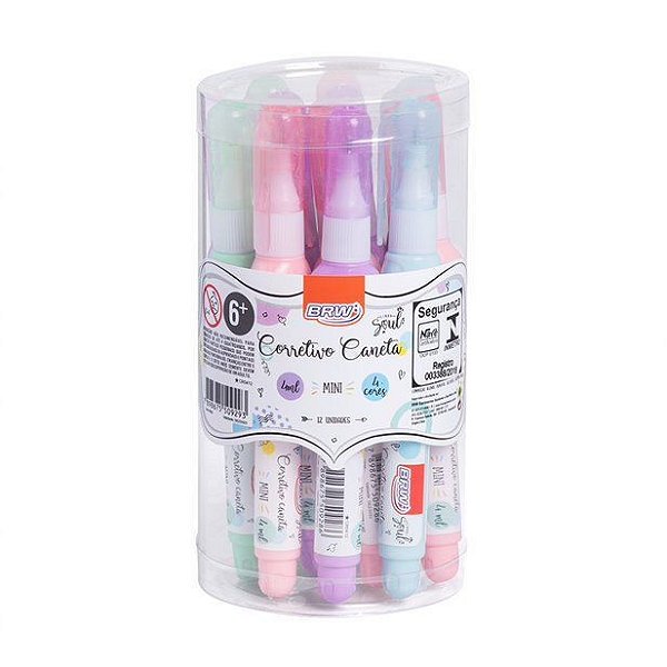 Caneta Corretiva mini c/12und  - Brw