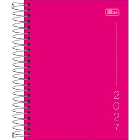 Agenda Espiral Pepper ROSA 2027 - UND- TILIBRA