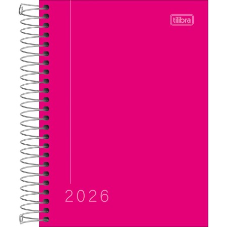 Agenda Pepper ROSA ESPIRAL - UND- TILIBRA