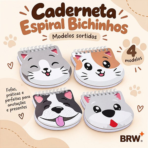 Caderno Pautado PET - BEST FRIEND - UND - BRW
