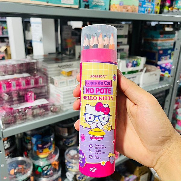Lápis de Cor Hello Kitty - LEO E LEO