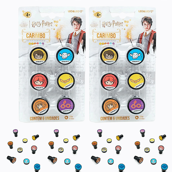 Carimbo HARRY POTTER - BLISTER C/ 6 UND - LEOELEO