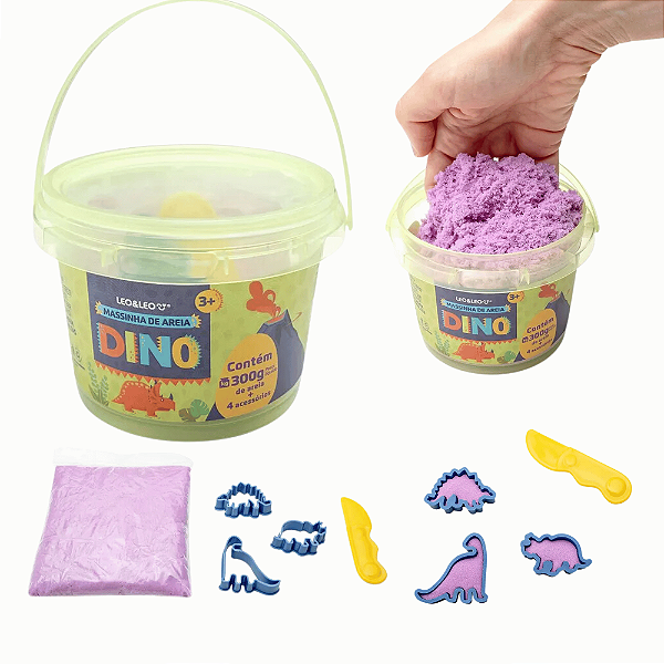 Massinha areia DINO BALDE - UND - LEO E LEO